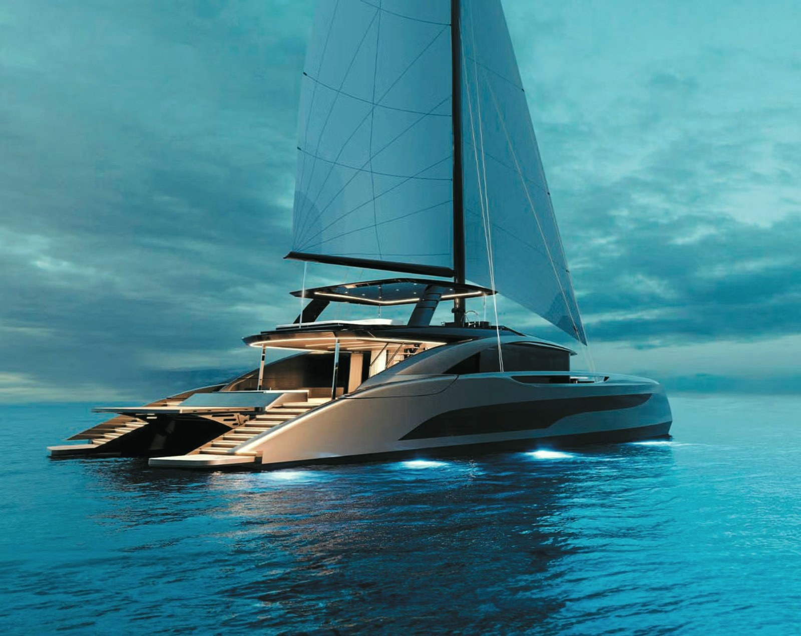 The Art-Ship catamaran