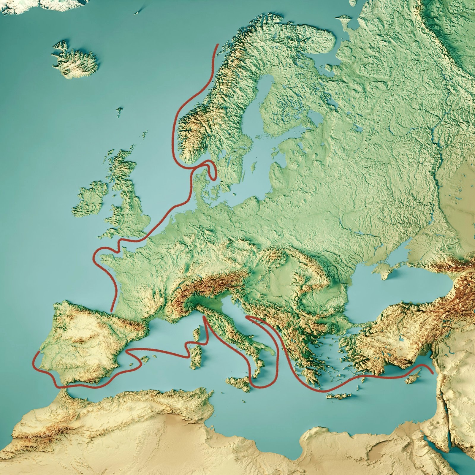 Seven-year cultural route across Europe